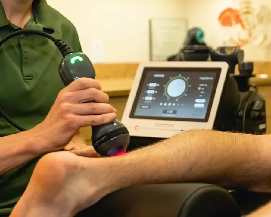 Class IV laser therapy treatment at BUILD